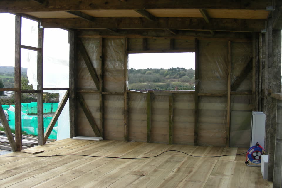 Hut interior