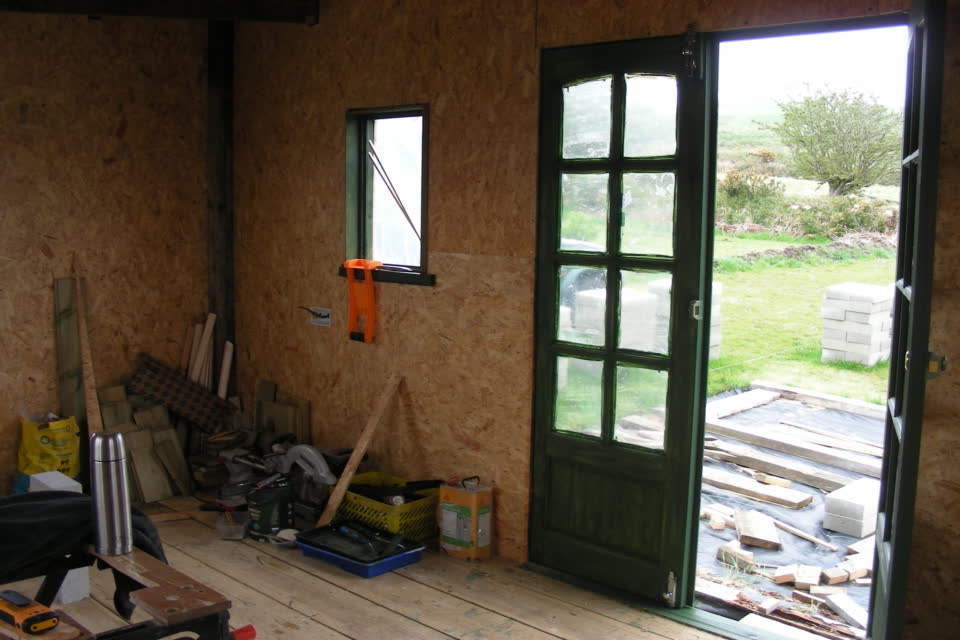 internal view of the hut