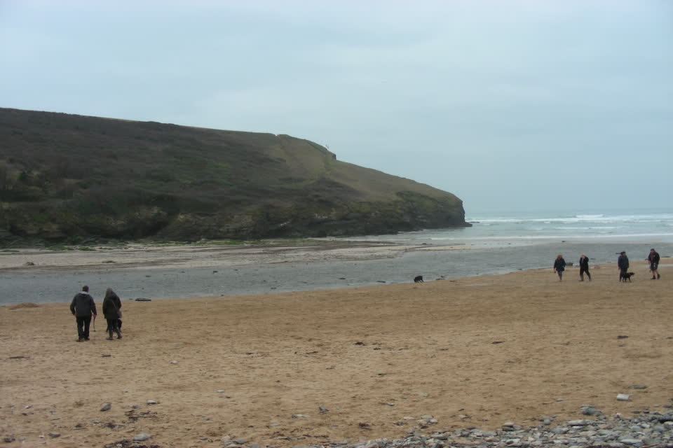 mawgan porth beach view