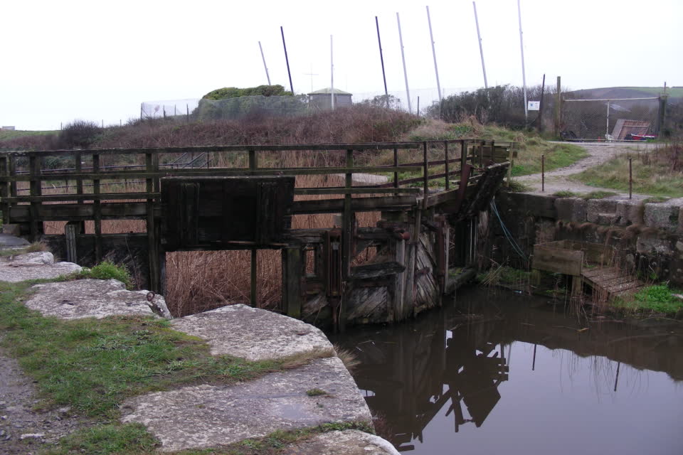 Old lock gates