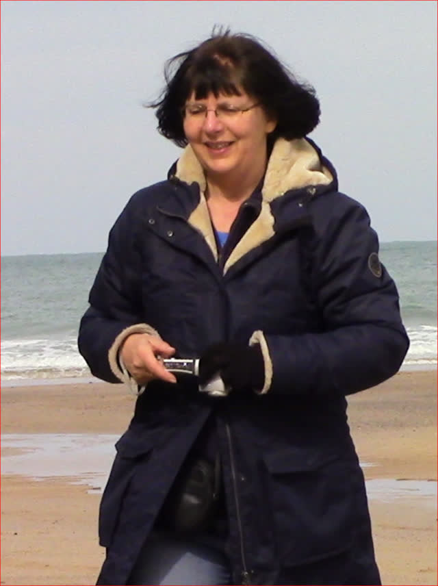 Loraine on beach